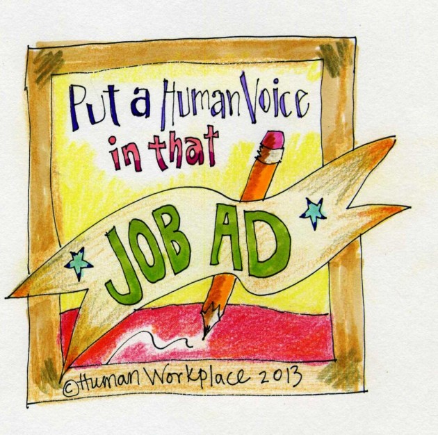 Human Voice in Job Ad