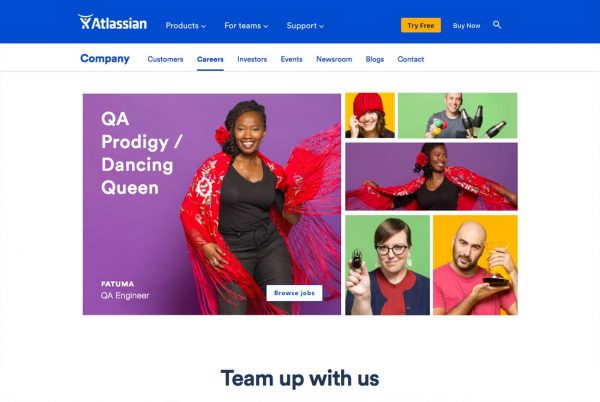 Atlassian career site